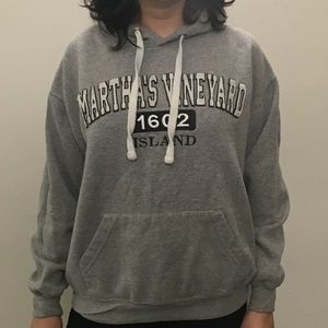Martha's Vineyard Grey Cozy Sweatshirt